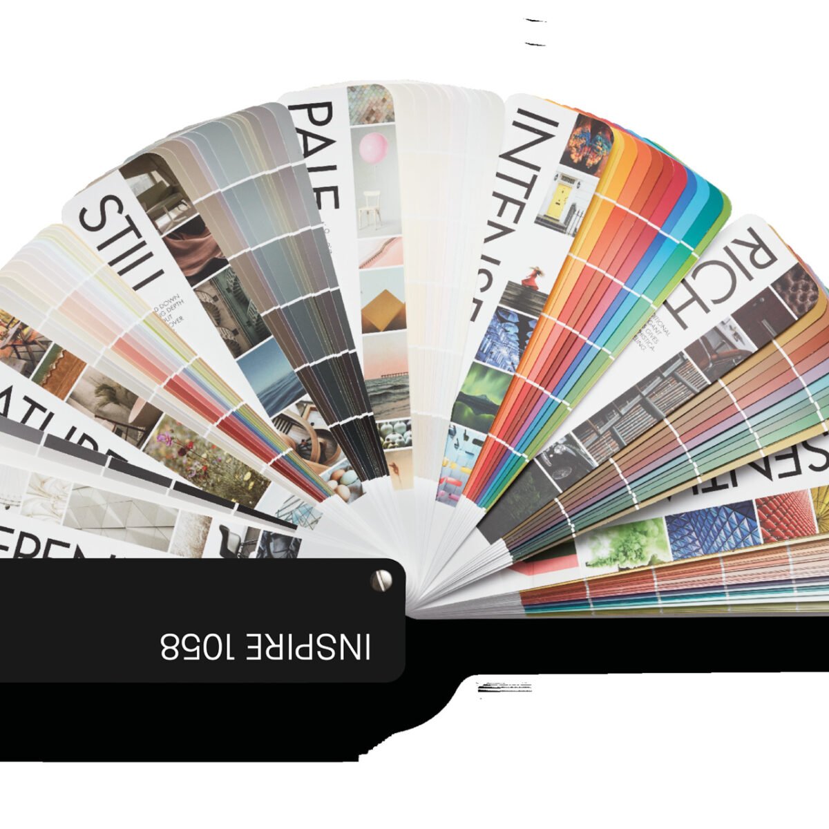 A modern colour collection for interior decoration and exterior design.